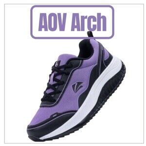 AOV Walking Orthotic Sneakers Arch Support Women’s Size 10 Gym Running Shoes